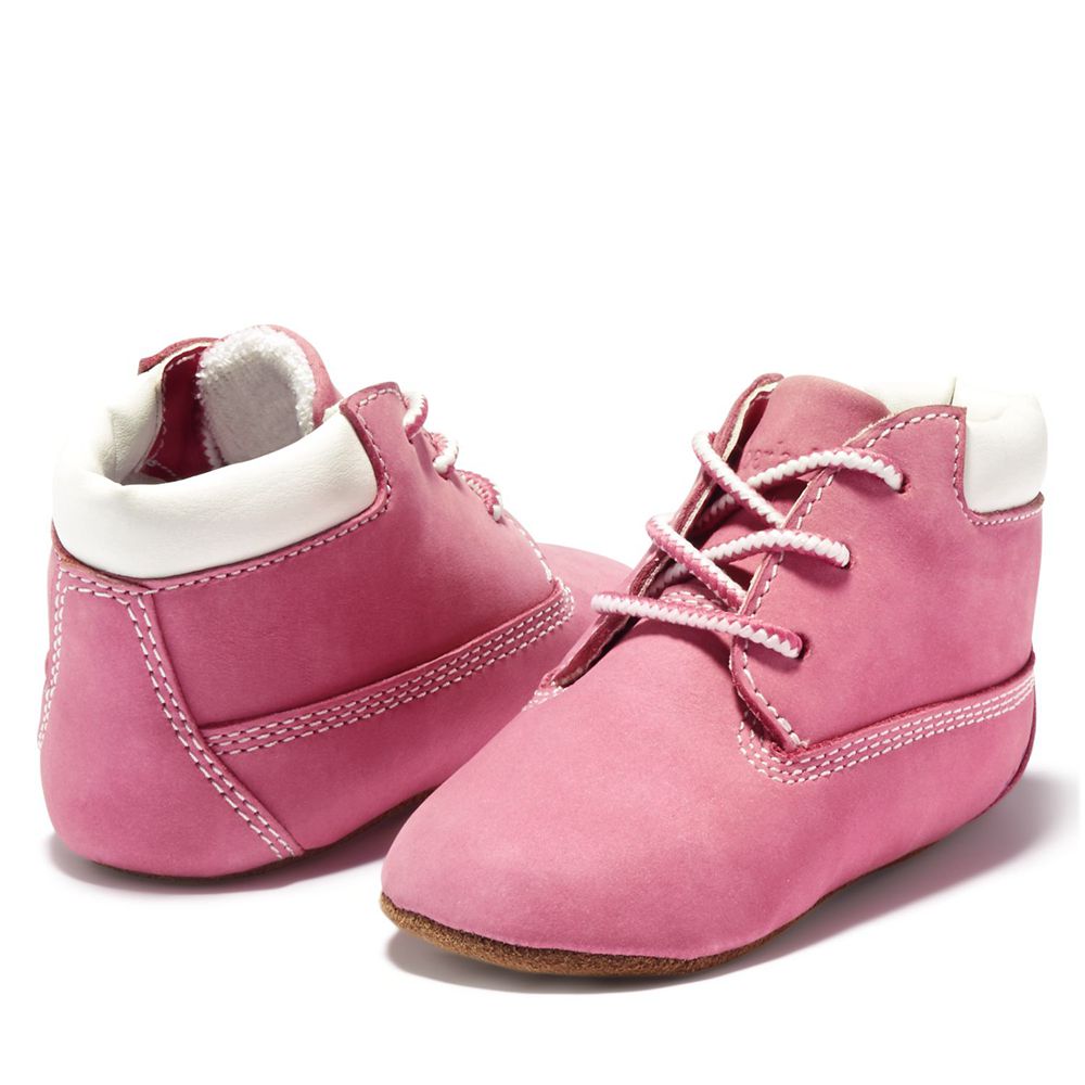 Tênis Crianças - Timberland Infant Crib Booties/Cap Set - DJWHP8754 - Rosa